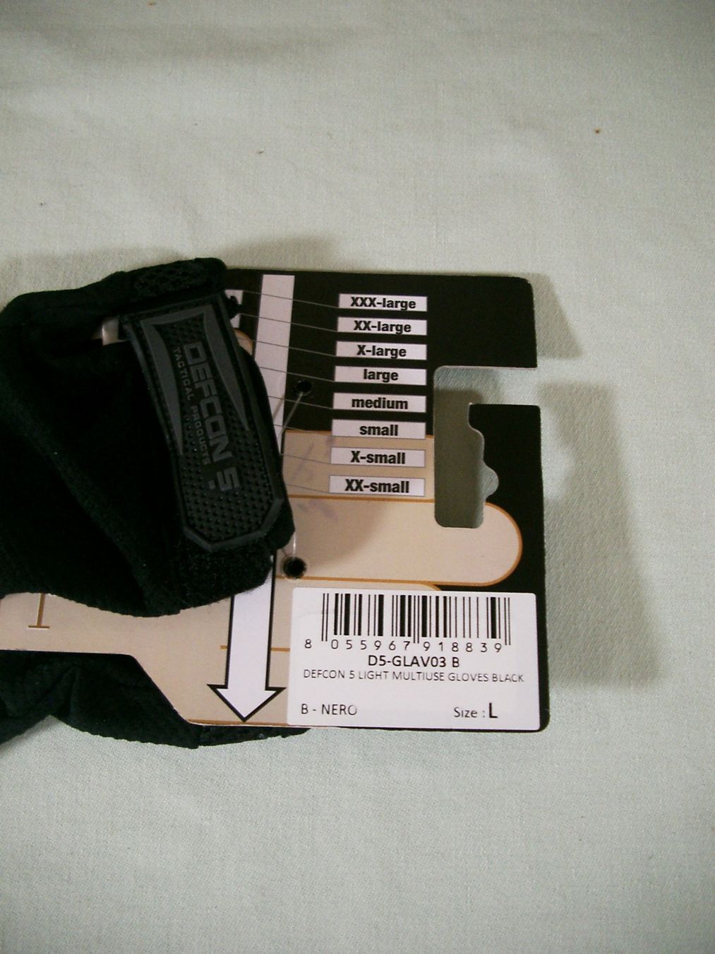 Guanti & manicotti: Tactical Multi-Use Handschuhe, verstärkt von Defcon 5 Gr. L – Nuovo e nell'imballaggio originale da Laupen ZH venduto da tonisculati 3