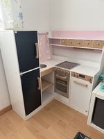 Spielküche aus Holz in weiss