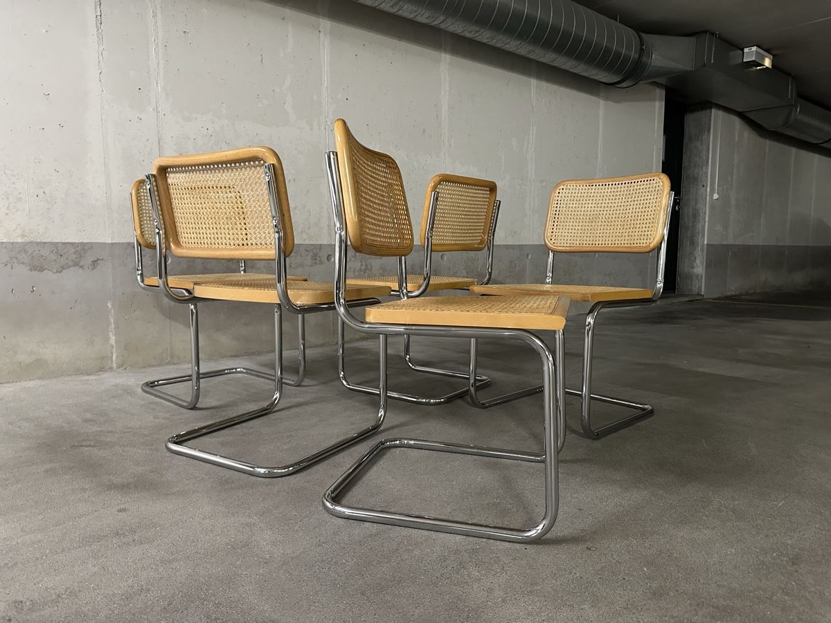 Sedie: 5xDesignerstühle Freischwinger – Usato da Niederurnen venduto da KEVIN078 9