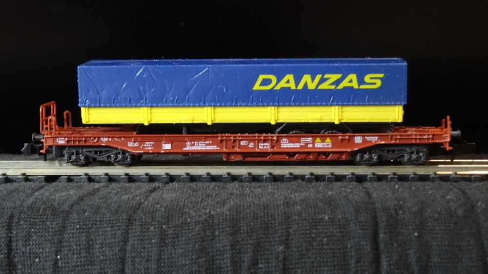 Roco 25153, Taschenwagen, Danzas, DB, Hupack Kaufen auf Ricardo