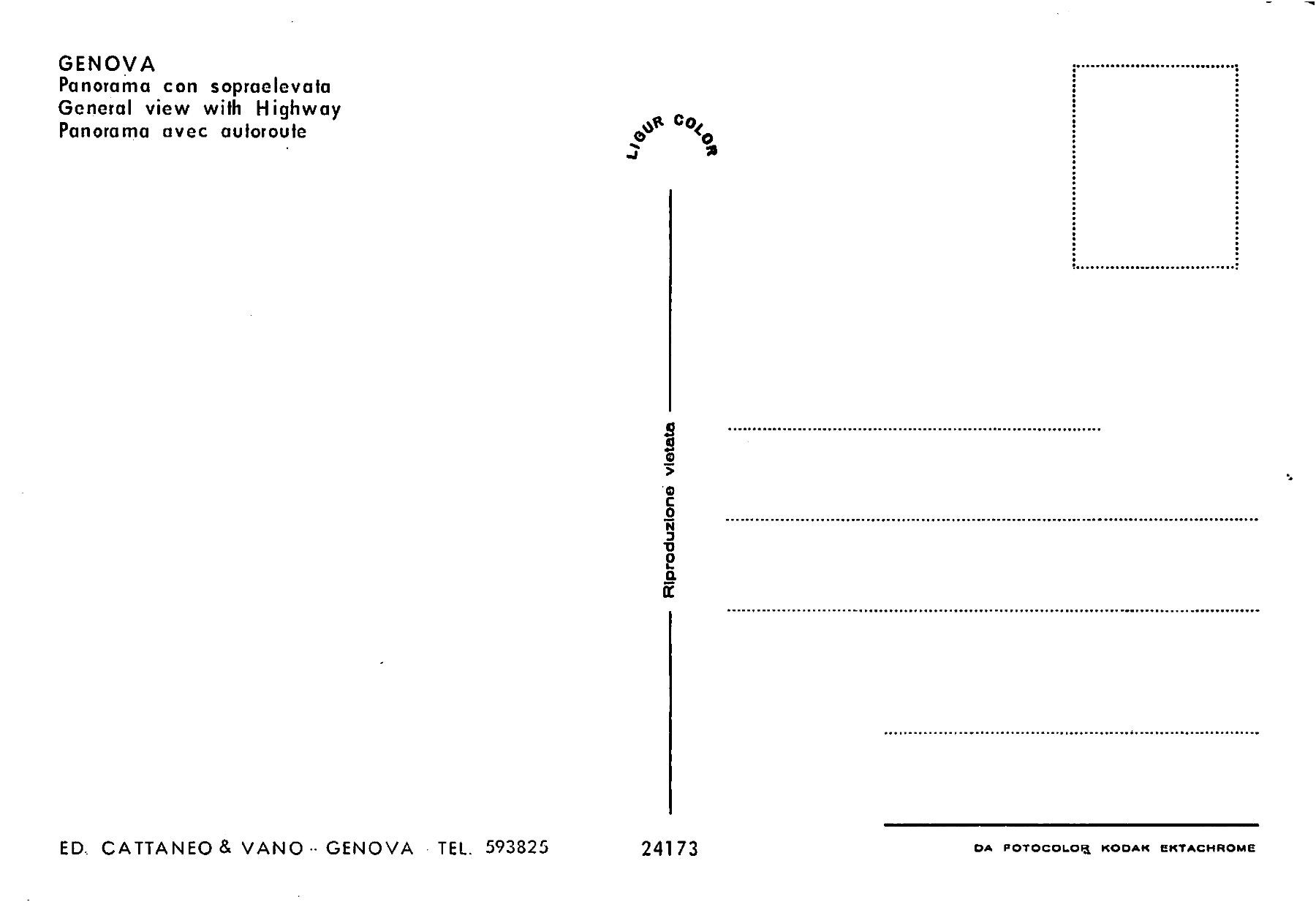 Cartoline postali: 3x Genua, Genova – Usato da Ottikon b.Kemptth. venduto da Neptun1974 5