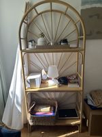 Regal aus Rattan Boho style