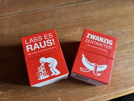 LASS ES RAUS& ZWANZIG ZENTIMETER Kartenspiele
