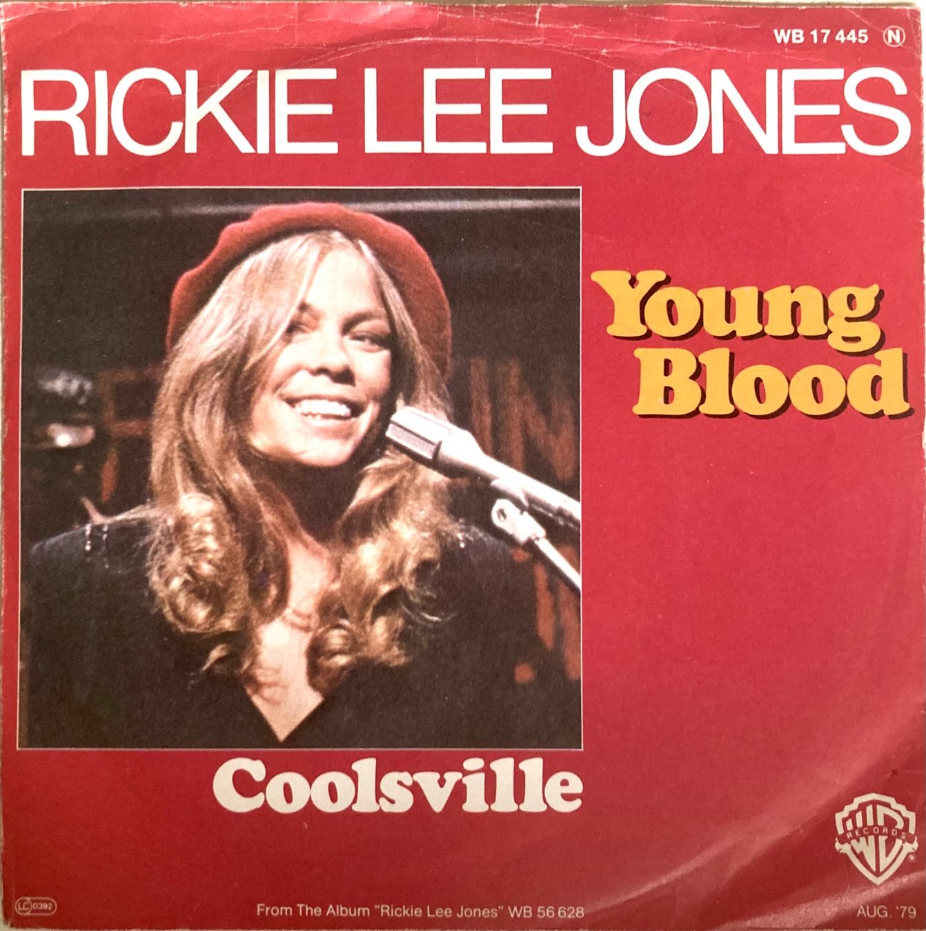 Dischi in vinile: RICKIE LEE JONES - YOUNG BLOOD – Usato da Poliez-Pittet venduto da Newtown-Records