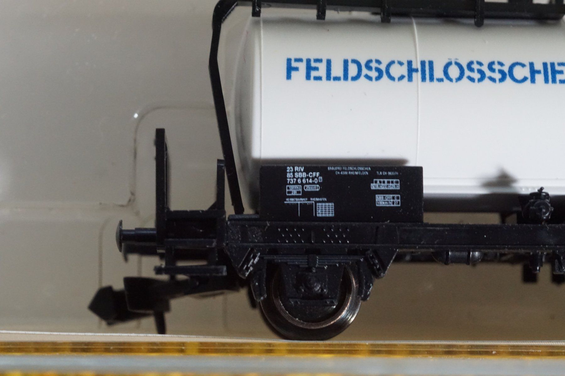 Trix Modellini di ferrovie: Güterwagen Feldschlösschen Spur N (ii) – Usato da Gränichen venduto da iknow 3