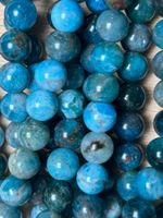 Stang echte Apatite Level 3 Kugeln / stone beads 6 mm