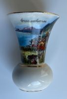 Alte Porzellan Vase Souvenir Andenken Gruss aus Gersau