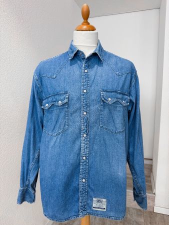 Vintage STACCA & CO. Western Jeanshemd Gr. L