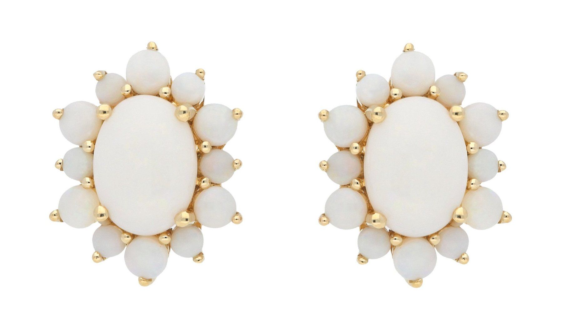 Orecchini pendenti & Orecchini a lobo: Paar Ohrstecker Opal – Nuovo e nell'imballaggio originale da Hemmental venduto da Royalgold