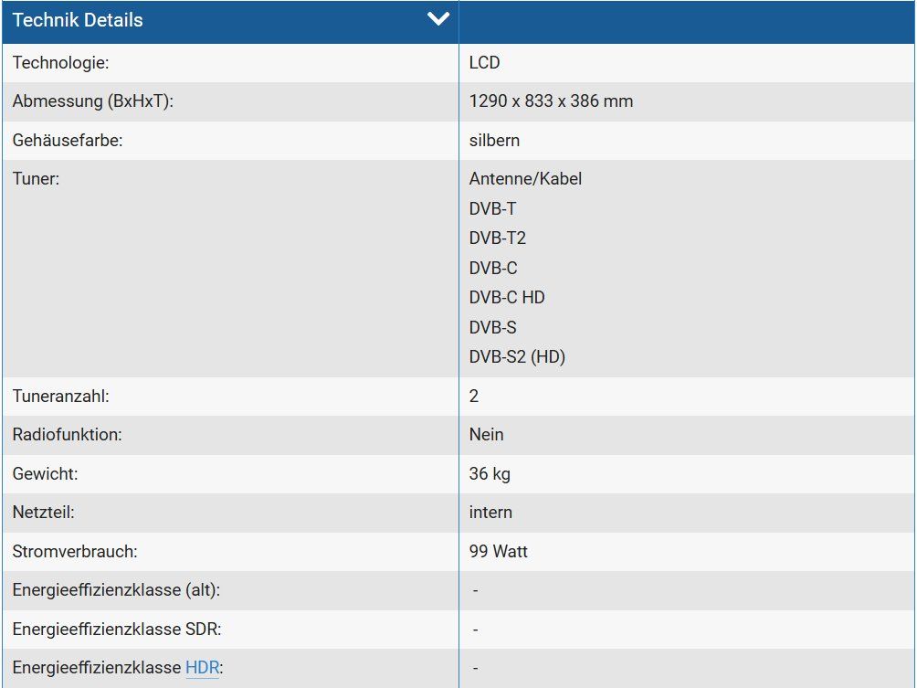 Panasonic Fernseher: TV 58", höhenverstellbar – Gebraucht aus Ried b. Kerzers von schnackidulli 5