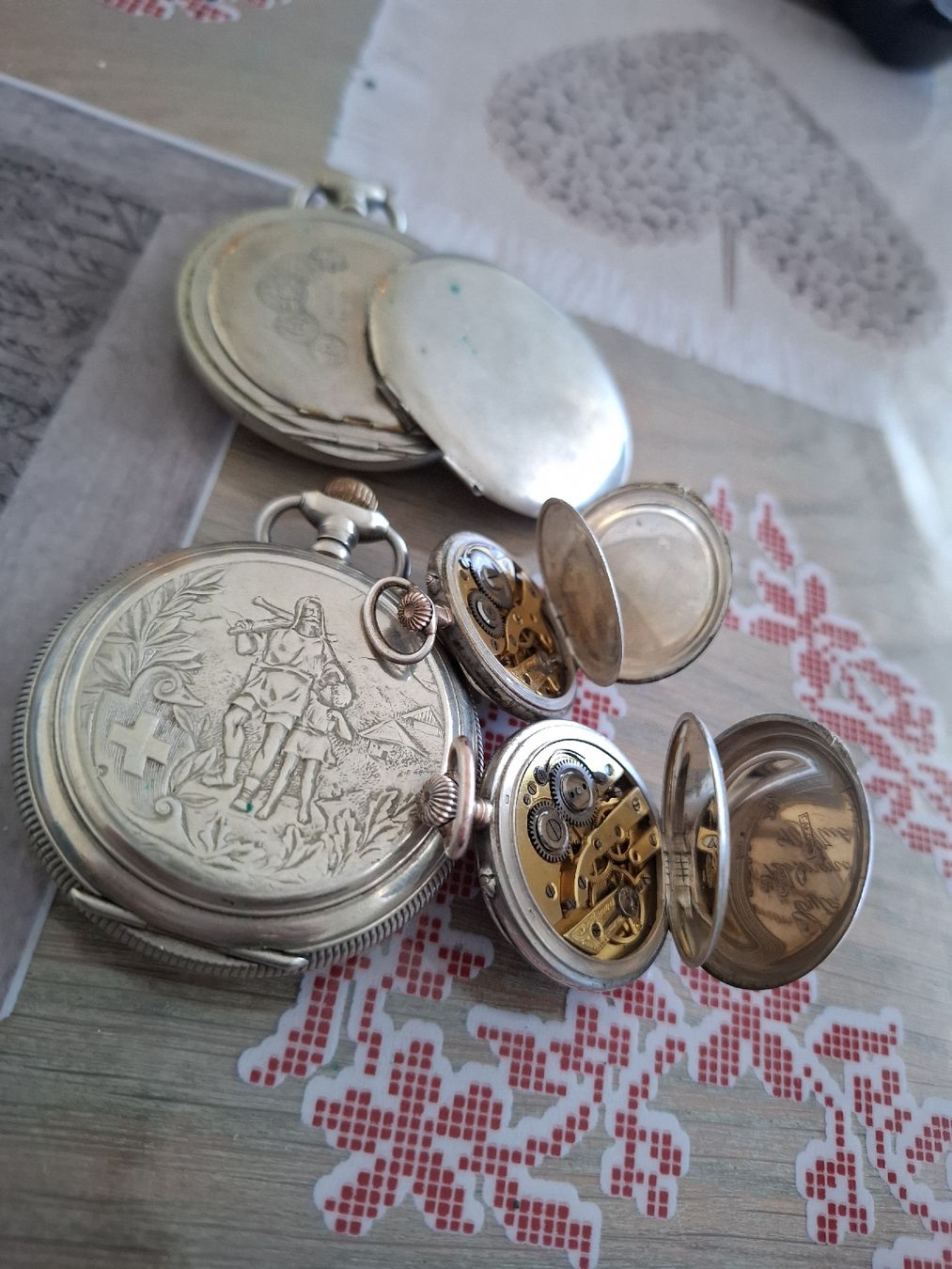 Orologi: Taschenuhren lot – Difettoso da Neuhausen am Rheinfall venduto da Waly... 4