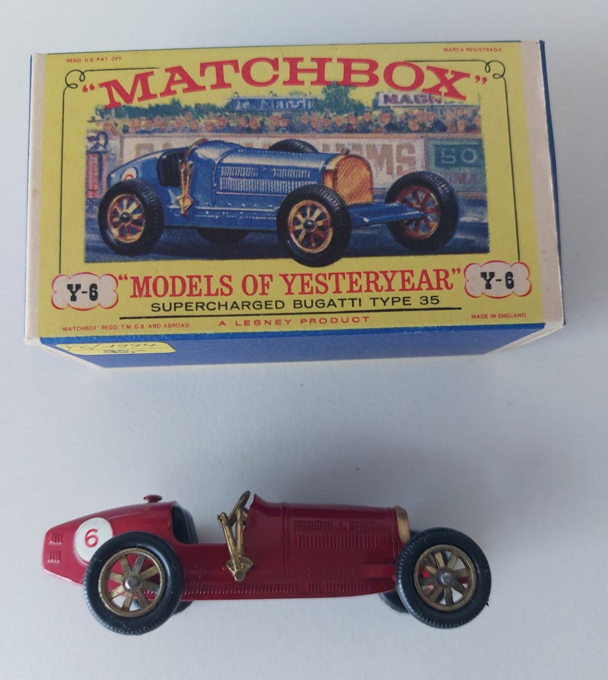 Matchbox Voitures modèles: Matchbox Yesteryear Y-6 Bugatti Type 35 mit Box – D'occasion à Schenkon par Elbarto007 3