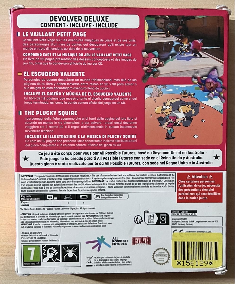 Spiele: The Plucky Squire Deluxe édition collector – Gebraucht aus Grandevent von David28313 1