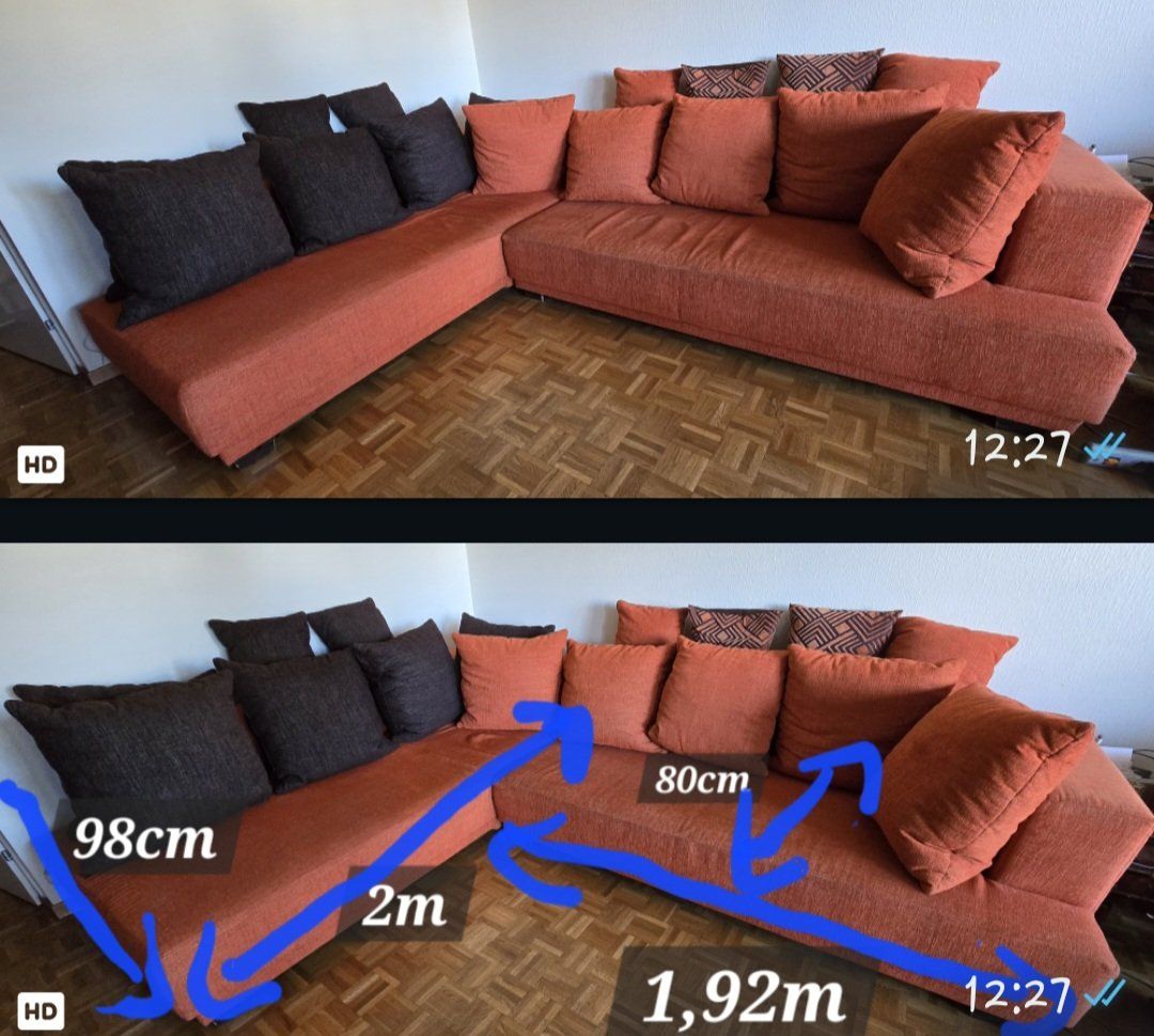 Divani: Canapé d'angle Pfister – Usato da Chêne-Bourg venduto da nad_r65t