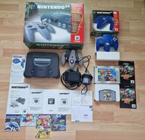 Nintendo 64 Konsole OVP Mario Kart 64 OVP Controller OVP uvm