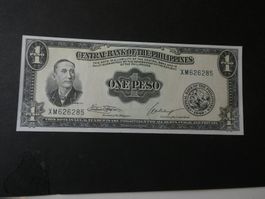 Philippinen 1949, 1 Peso -   ungefaltet