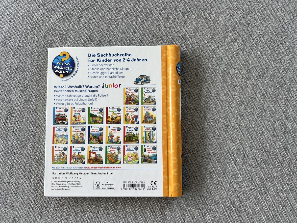 Libri: Wieso Weshalb Warum Junior: Die Polizei – Usato da Ennetbaden venduto da mapa05 8