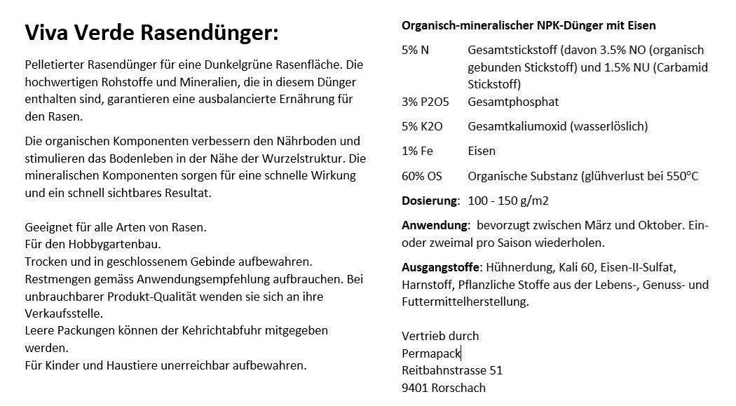 Piante & sementi: 9 kg Rasen Dünger CHF 1.66/kg – Nuovo (secondo la descrizione) da Lömmenschwil venduto da ritalin01 3