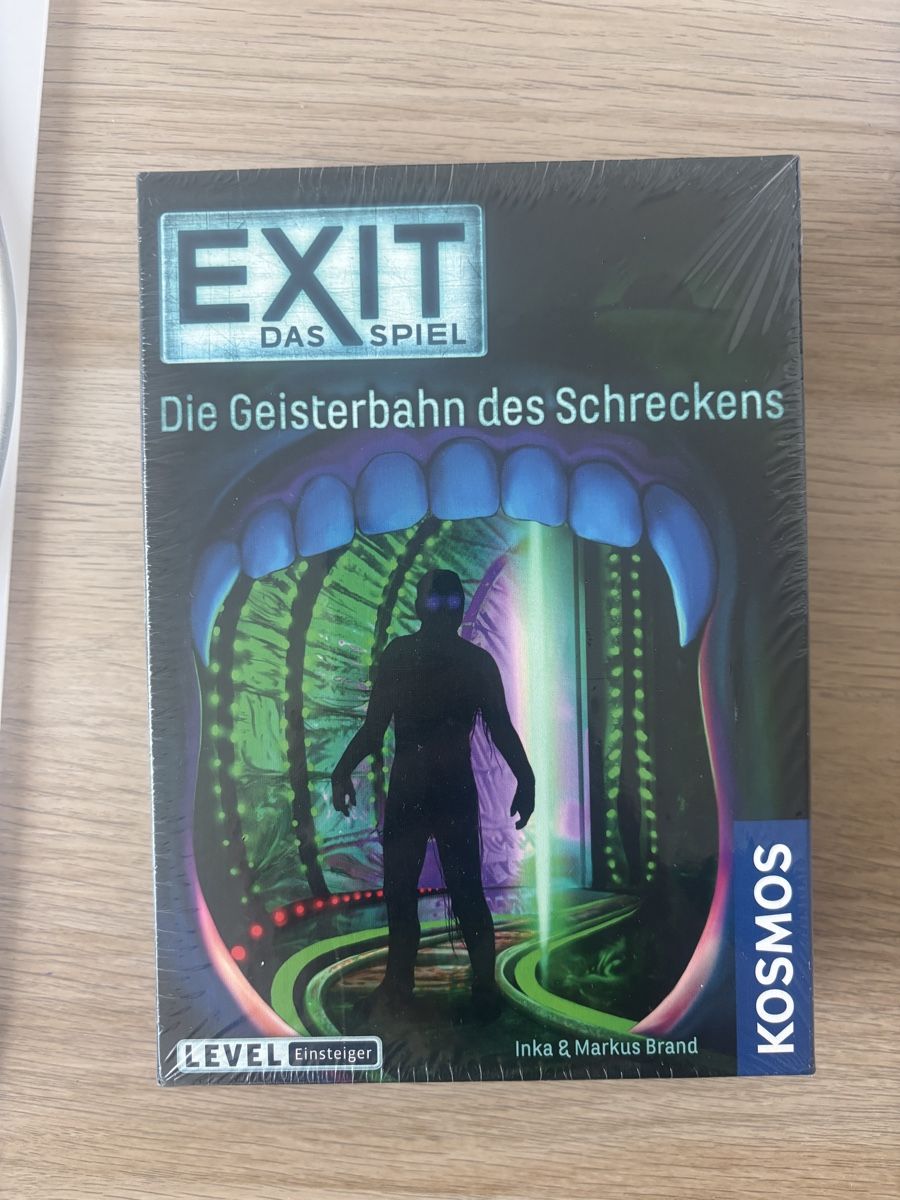 Giochi: Neu EXIT Das Spiel Die Geisterbahn des Schreckens – Nuovo e nell'imballaggio originale da Grosswangen venduto da Sunnyday35