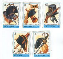 Briefmarken "Uniform". Ascension