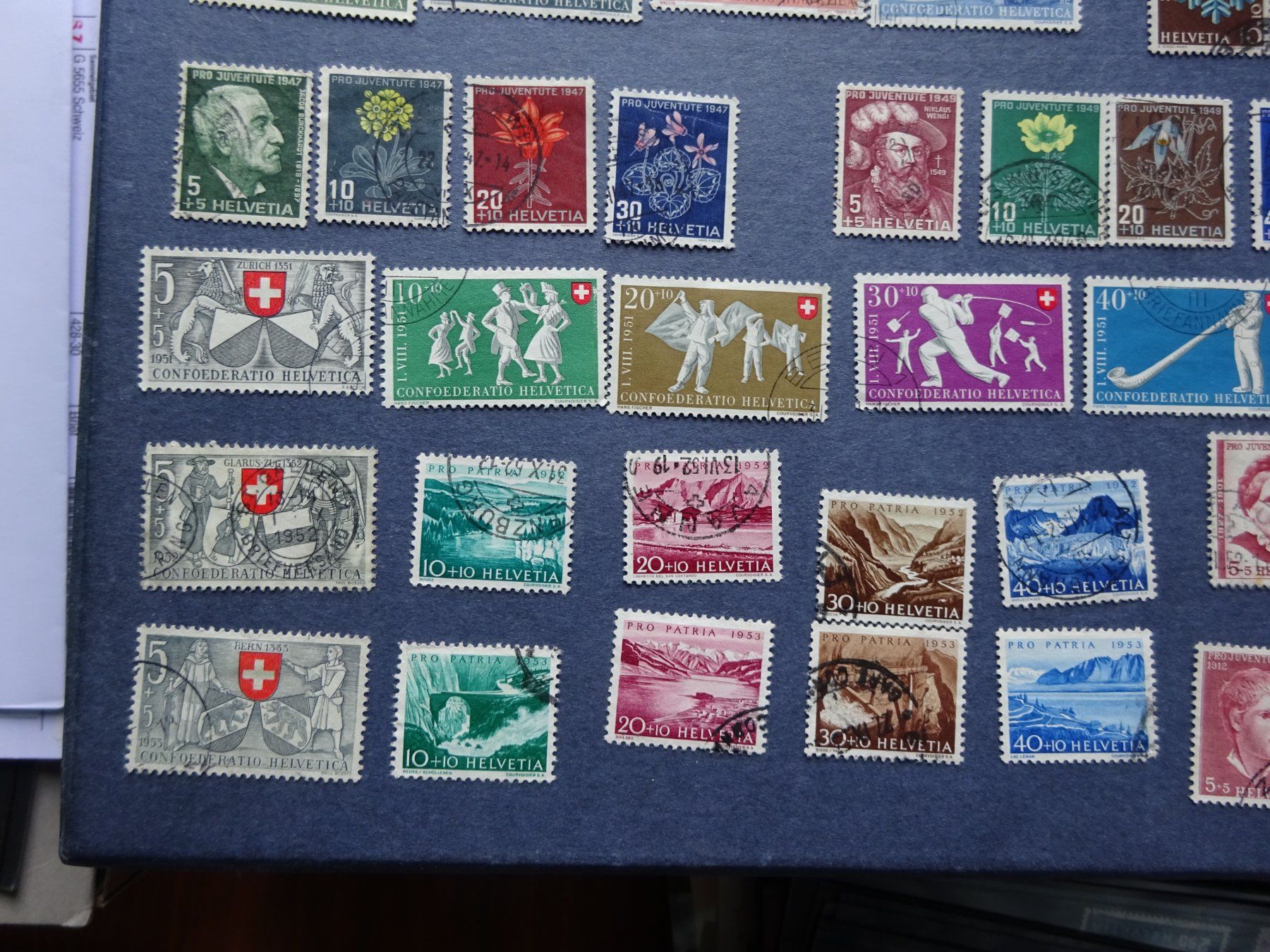 Tutti i francobolli: Lot Briefmarken ab 1946 gestempelt – Usato da Appenzell-Steinegg venduto da adi1975 3