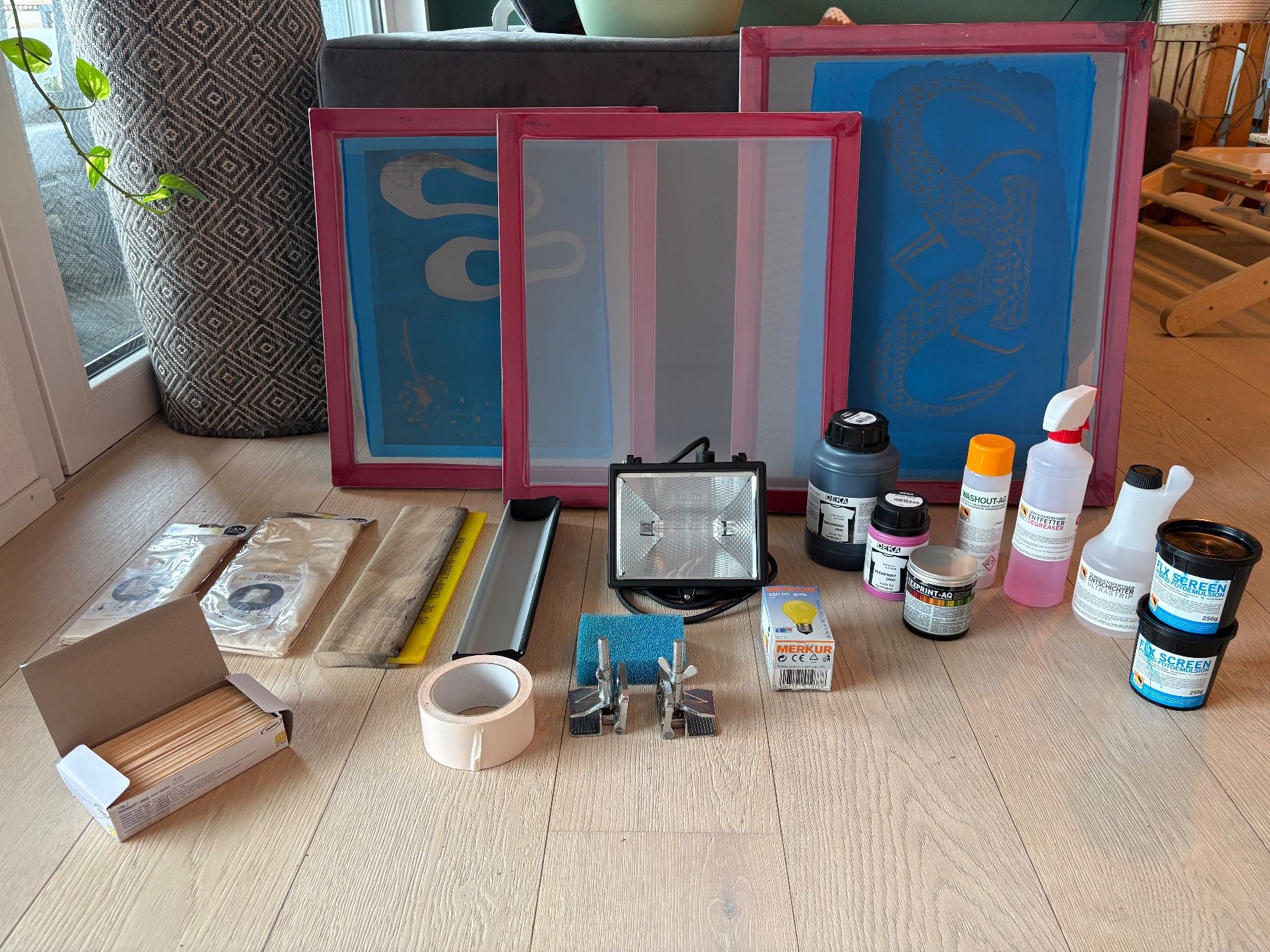 Bastelsets: Siebdruck-Starter-Set – Gebraucht aus Pfungen von 007Leni