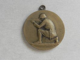 Medaille Schweiz Militär Grenzbesetzung 1914 - 1918  Bat. 80
