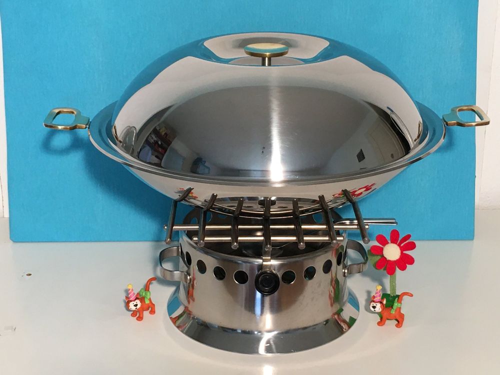 Wok Kuhn Rikon Ø 44 cm Grill BBQ Ofen Pizza Holzkohlegrill Kaufen auf Ricardo