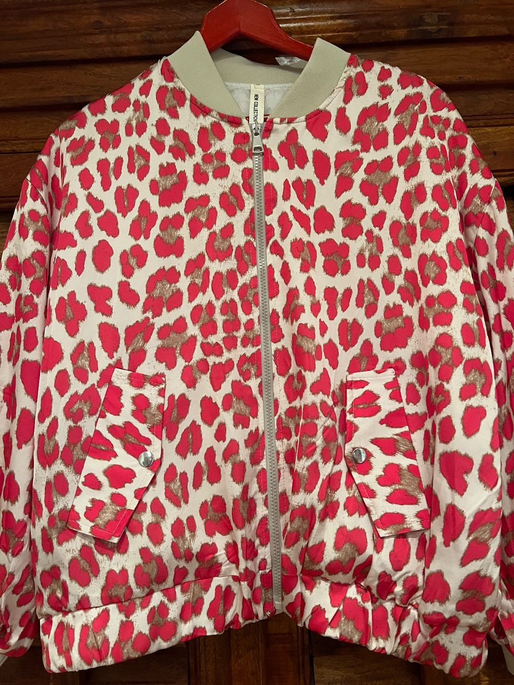 Giacche: Pink Leopard Jacke, Bomber Style NEU – Nuovo (secondo la descrizione) da Zürich venduto da Girasole232 5