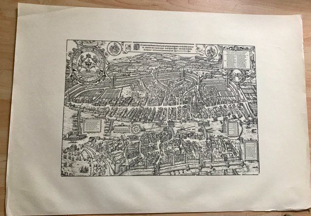 Cartine & Atlanti: Murerplan 1576 von Jos Murer – Usato da Grüt (Gossau ZH) venduto da mar_8tft