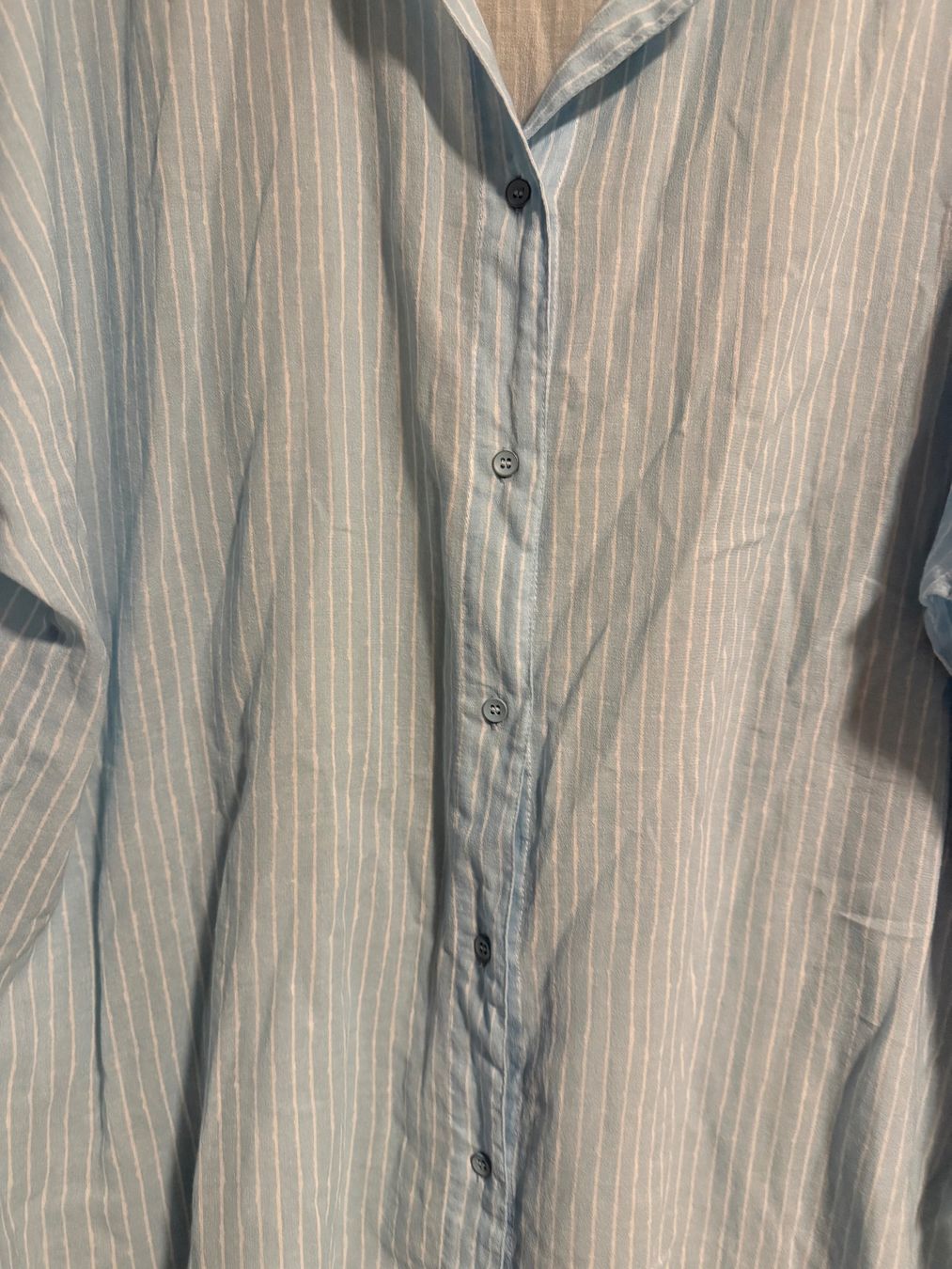 Nile Camicette: Nile Bluse hellblau weiss gestreift Gr. XL – Nuovo (secondo la descrizione) da Kloten venduto da ble_78dj 1