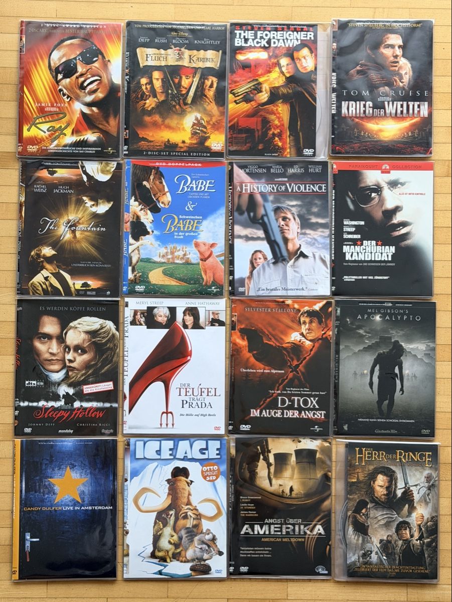 Tutti i DVDs: >100 DVDs Filme – Usato da Horgen venduto da roligraf 1