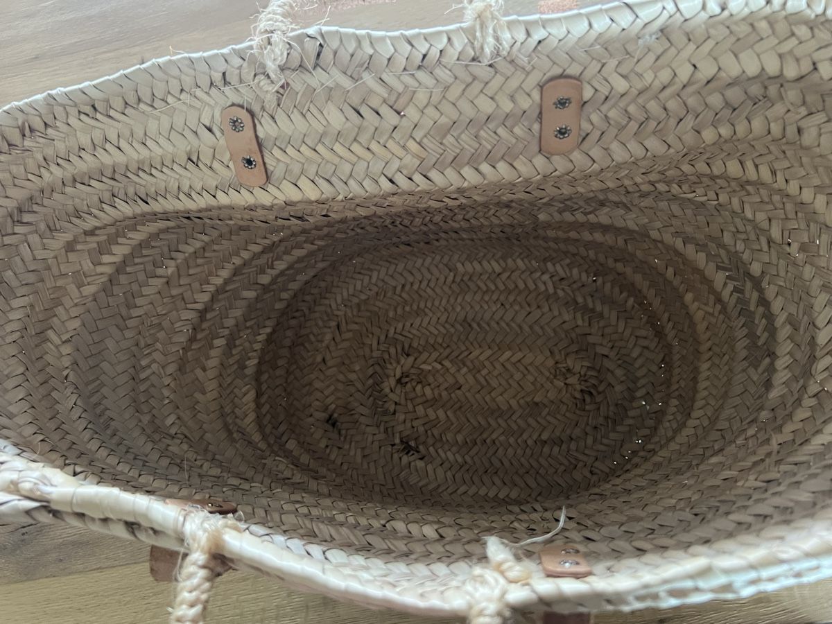 Borse da donna: Boho Strandtasche Korbtasche mit Perlen & Federn – Usato da Siebnen venduto da Alessandra019 2