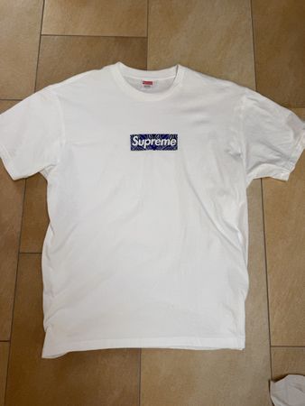 Supreme Bandana Box Logo Tee White FW19 – Original