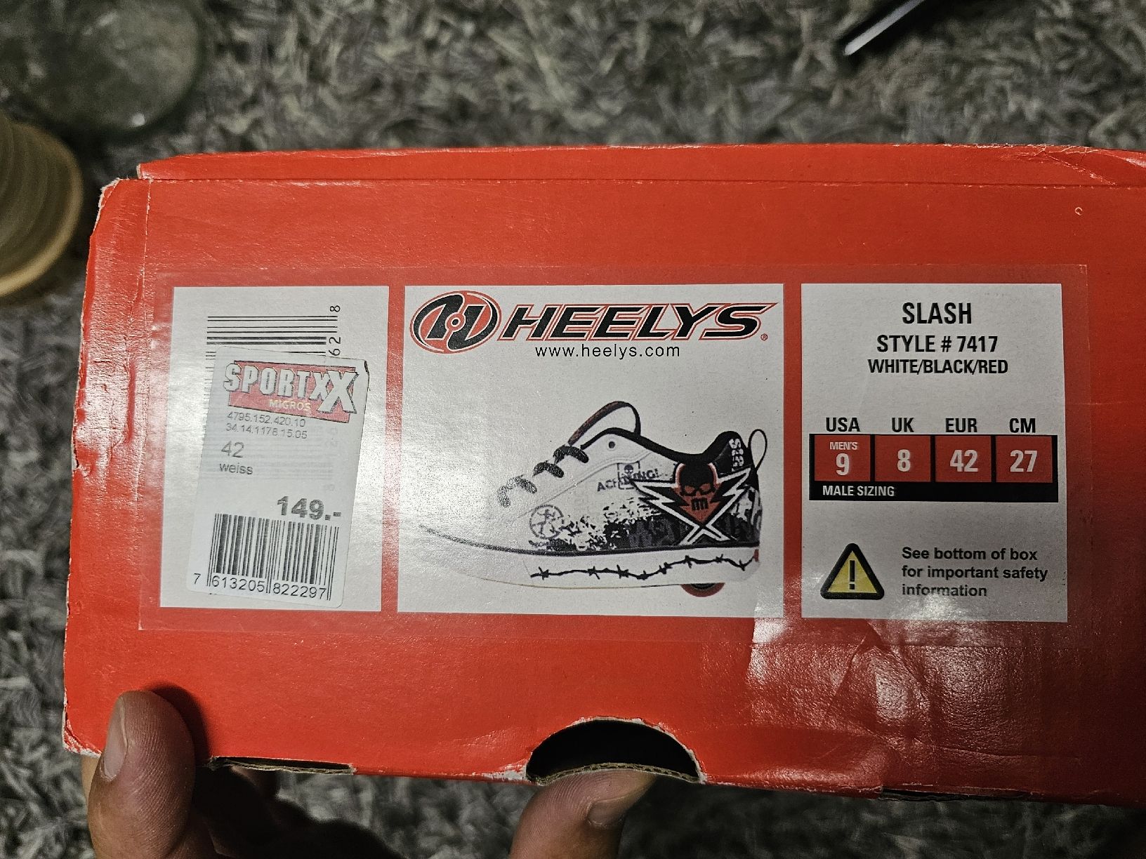 Pattini in linea & Pattini a rotelle: Heelys Slash Rollschuhschuhe Grösse 42 neuwertig – Nuovo (secondo la descrizione) da Zürich venduto da -iwan- 1