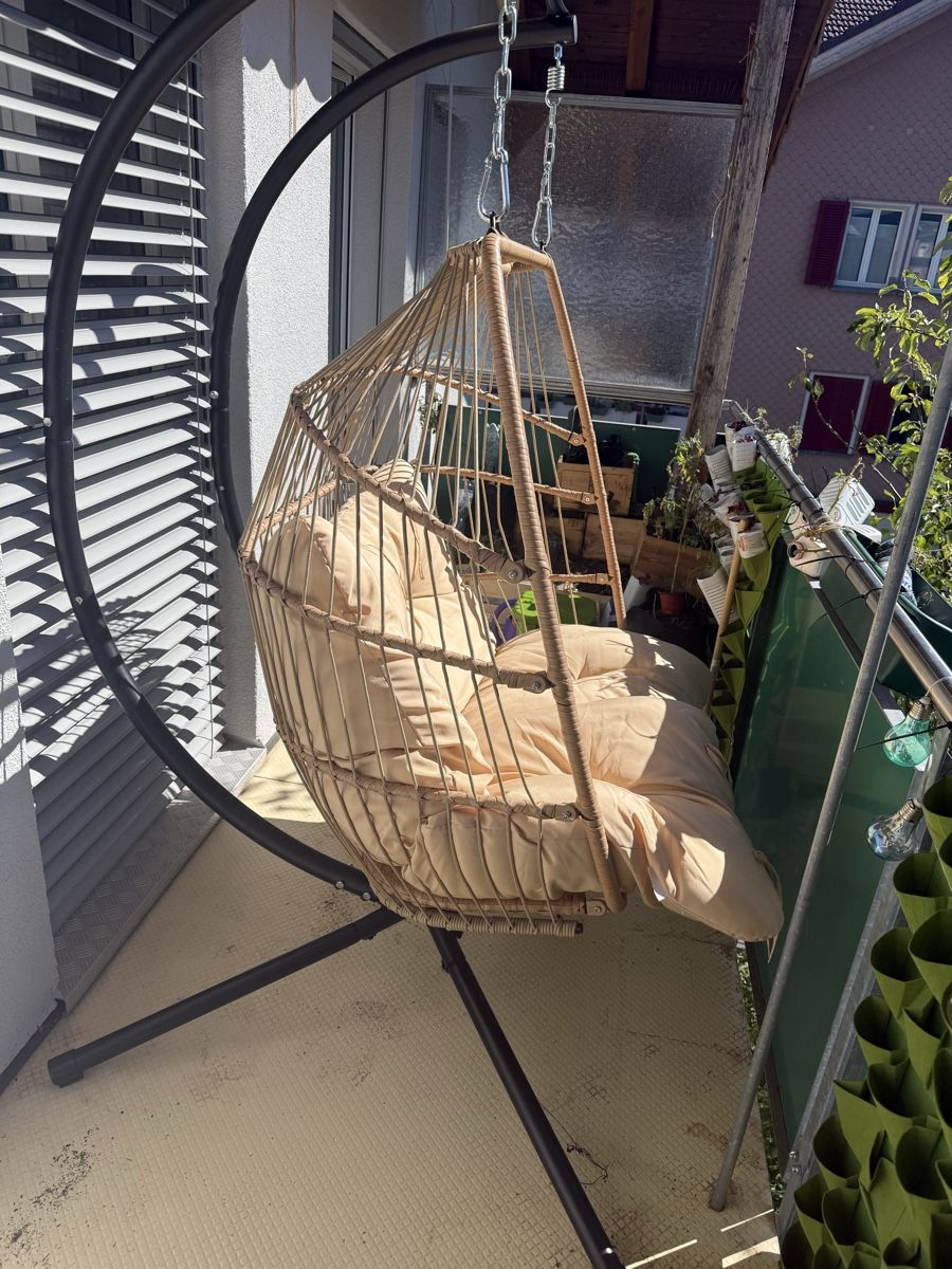 Altre altalene da giardino: Doppel Hängesessel Belize mit Gestell beige gebraucht – Nuovo (secondo la descrizione) da Interlaken venduto da Deyvid_Todorov 3