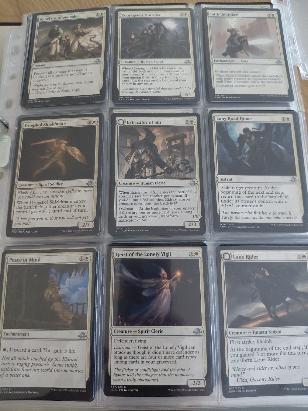 Magic The Gathering Sammelbilder & Trading cards: MtG Ordner mit Eternal Masters/Eldritch Moon/Conspiracy – Gebraucht aus Kehrsatz von Jadeeeee 3