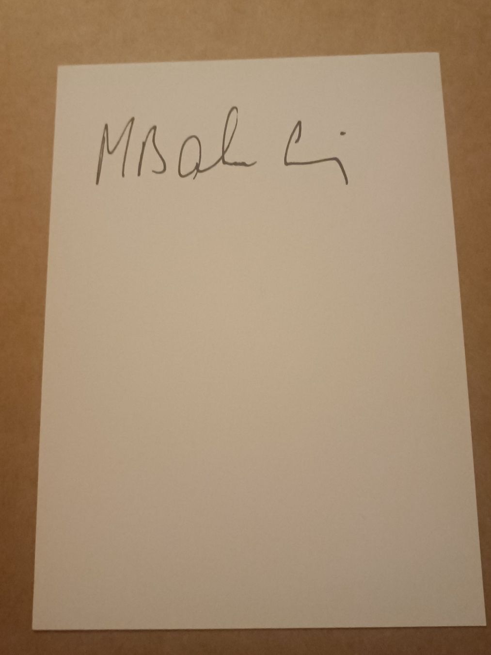 Autografi: Mansour Bahrami - Tennis - handsigniert – Usato da Menziken venduto da Artographs