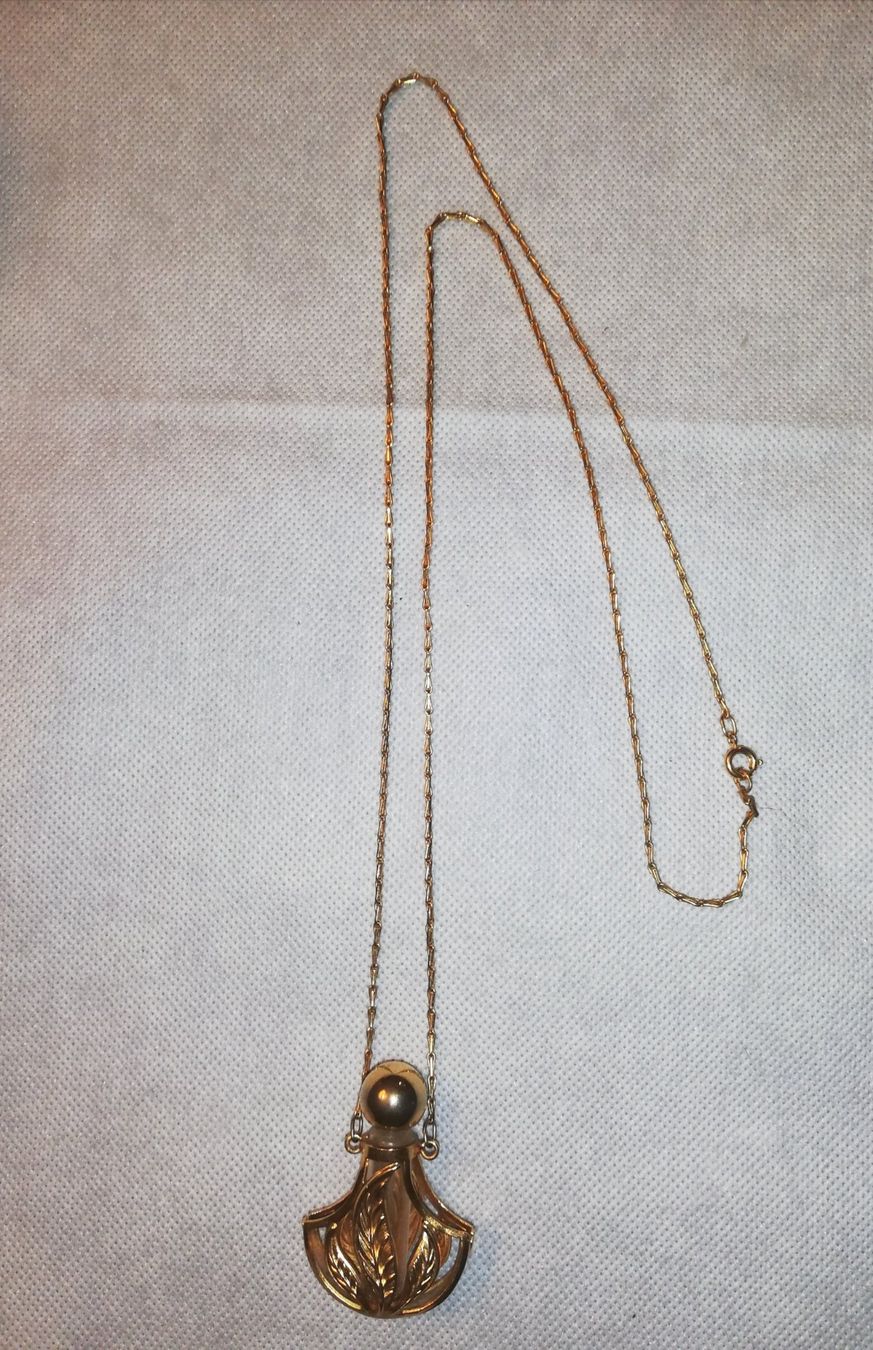 Ciondoli: Parfum Flacon Anhänger mit Kette – Usato da Aarburg venduto da Emelie 3