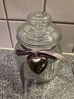 Vorratsglas / dekoratives Glas mit Herz