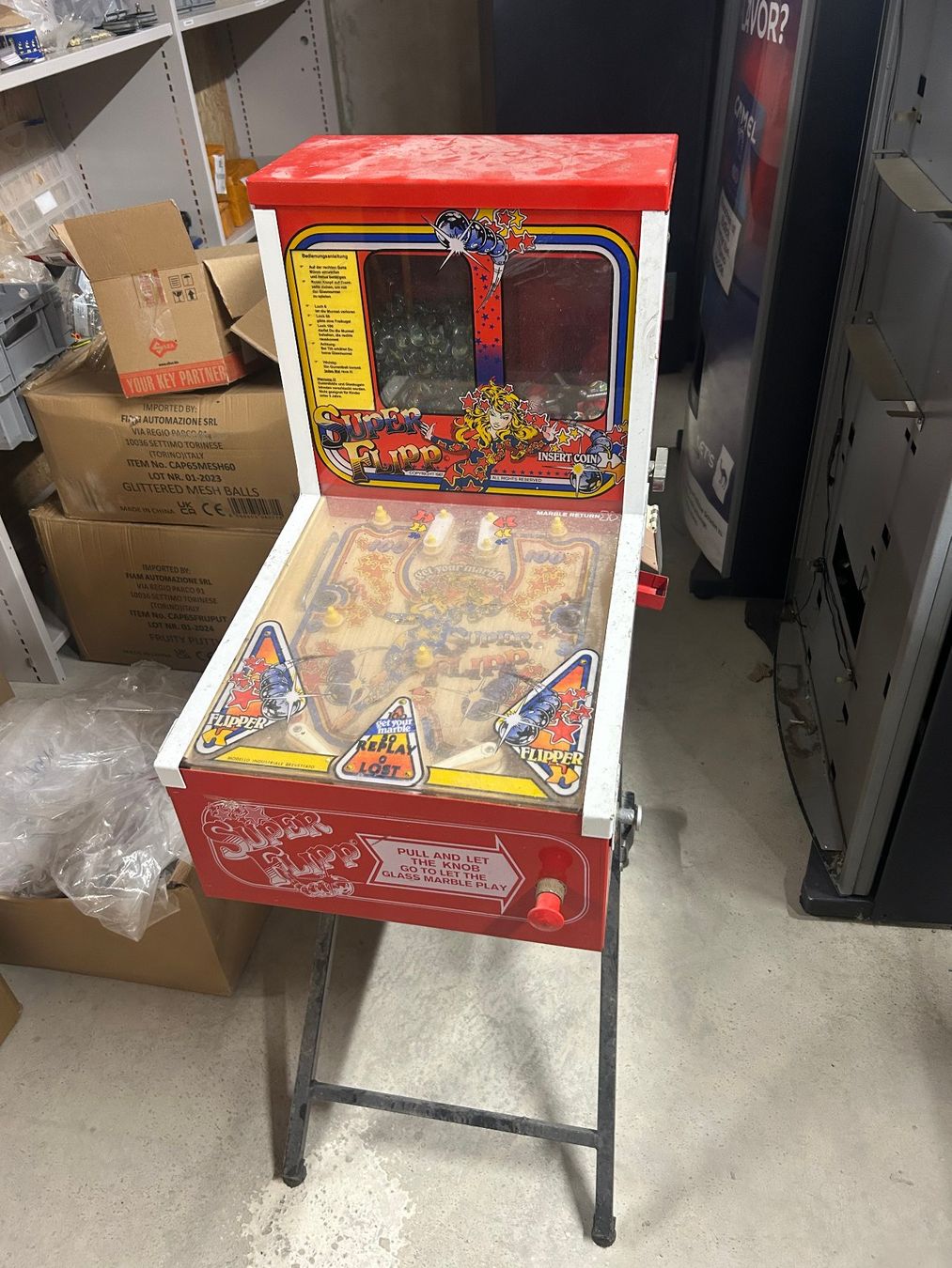 Slot Machine: Mini Flipper mit Münzeinwurf – Usato da Hombrechtikon venduto da SPS-Liquidationen