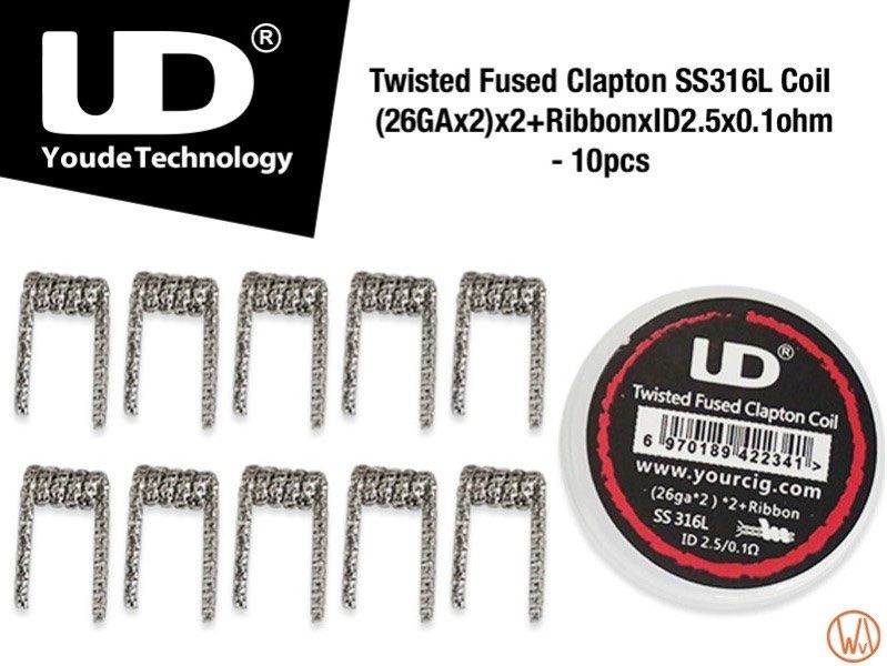 Altri Prodotti per fumatori: UD Twisted Fused Clapton Coil – Nuovo e nell'imballaggio originale da Feuerthalen venduto da Enterprises