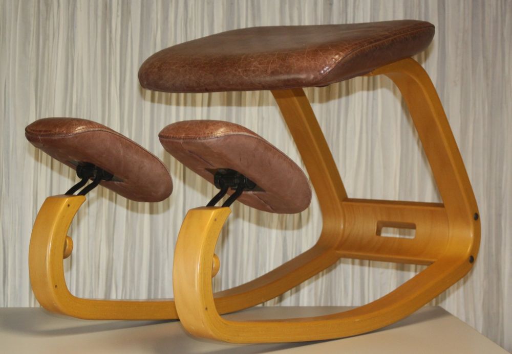 Stokke Varier Thatsit Balans Leder rot LIEFERUNG ist möglich Kaufen auf Ricardo