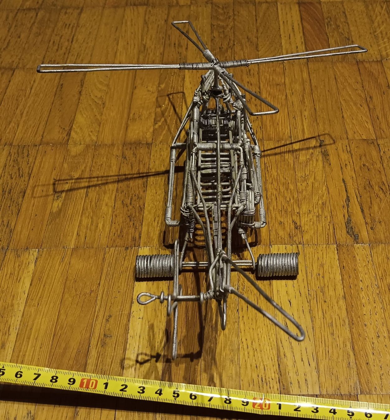 Kit di modellismo & Modellini statici: Handgemachtes Drahtmodell Helikopter, einzigartige Deko! – Usato da Dietikon venduto da Rabia 3