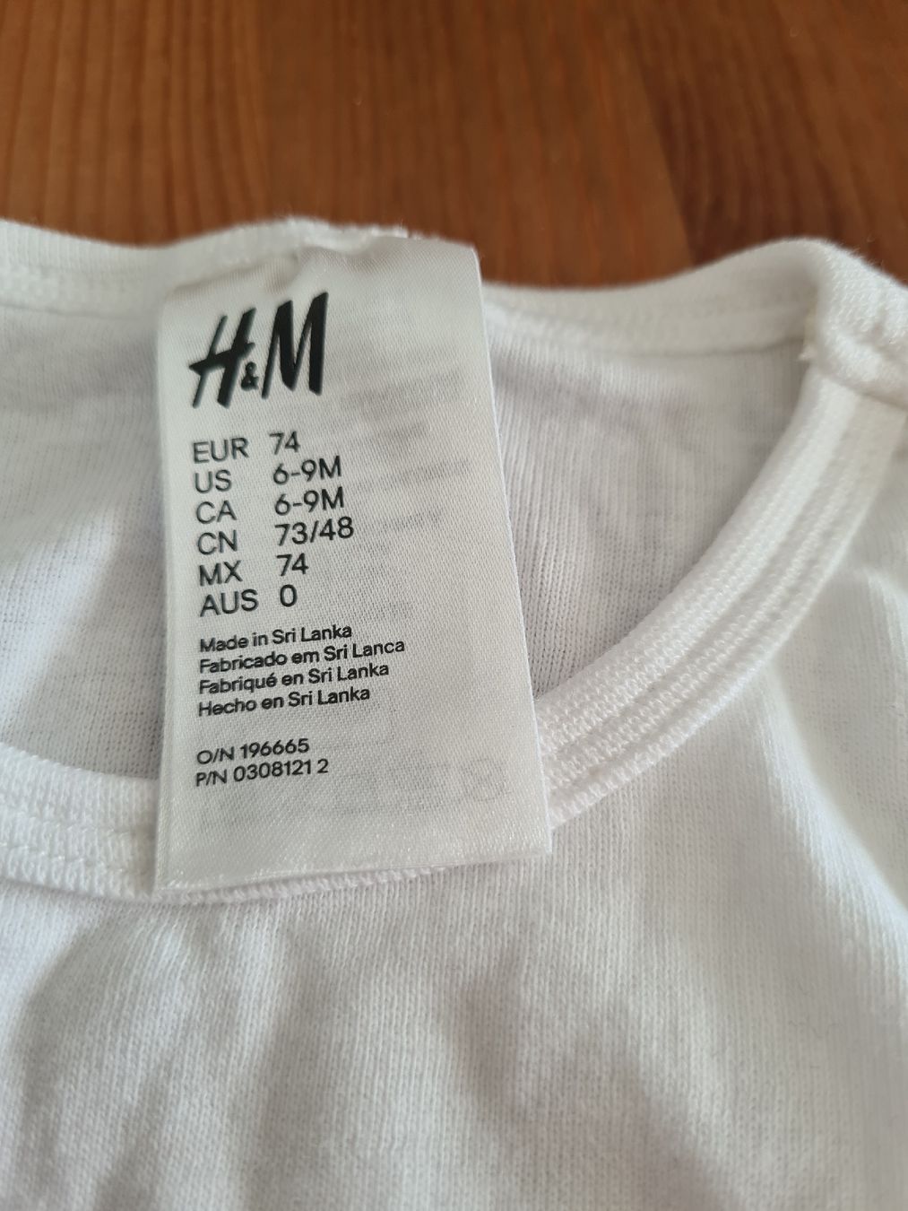 H&M Unterwäsche: Body weiss Grösse 74 H&M – Gebraucht aus Horw von Mirii91 1