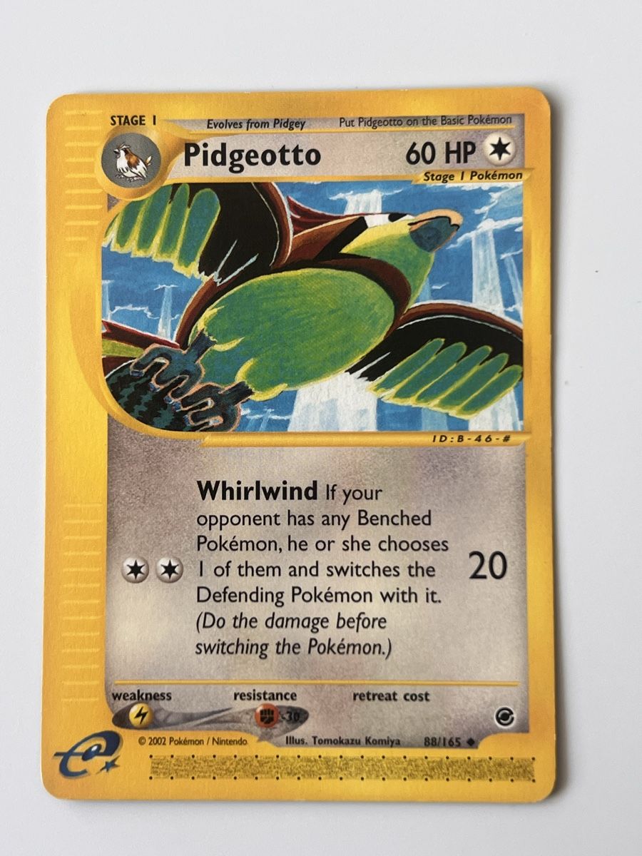 Pokémon Sammelbilder & Trading cards: Pidgeotto 88/165 Expedition Base Set Pokemon Lightly Played – Gebraucht aus Zollikon von inf_l5jd