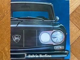 LANCIA FULVIA Berlina Prestige-Prospekt c 1970 1971 brochure