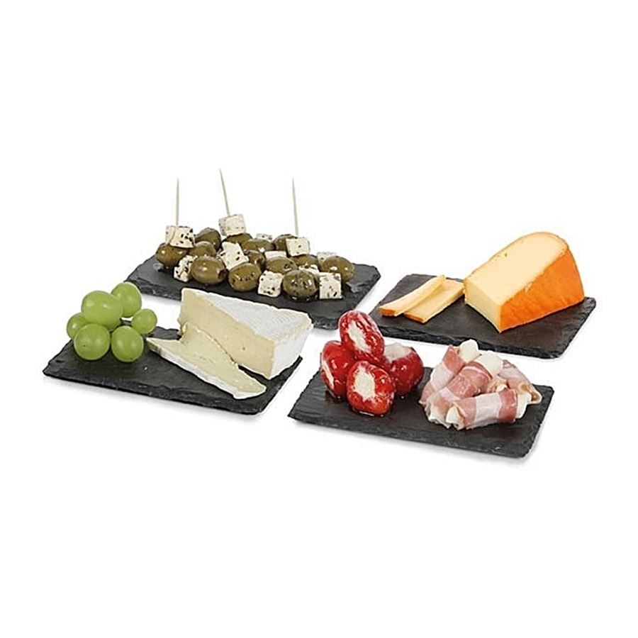 Piatti di portata: Schiefer Tapasbretter BOSKA Set 4 Stk. – Nuovo e nell'imballaggio originale da Wettingen venduto da kochshop