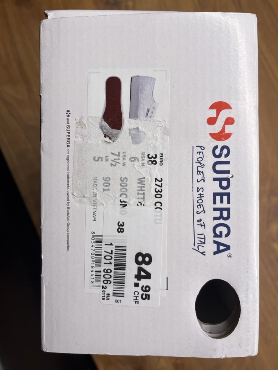 Superga Scarpe da donna: Superga Sneaker, Weiss, Gr. 38, Canvas – Usato da Rueschlikon venduto da Smash2000 5