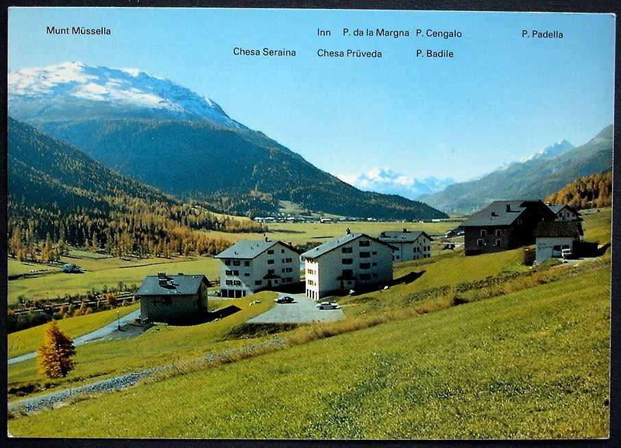 Cartes postales: ZUOZ Blick Richtung St. Moritz – D'occasion à Jona par philajona